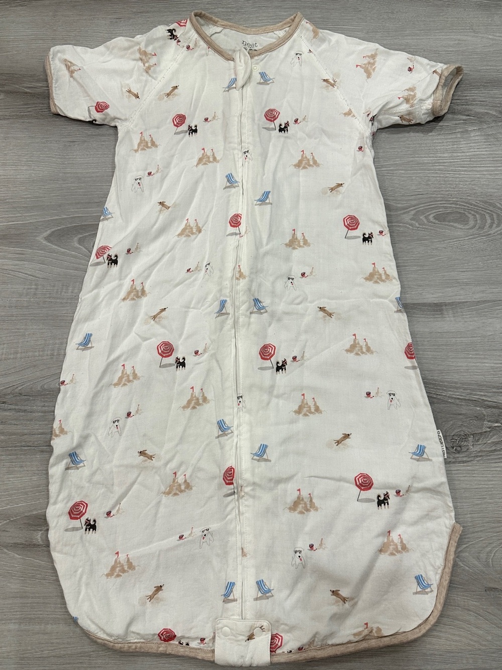Like New! Nest Design 18 Month Sleep Sack (70% bamboo 30% silk) 0.6TOG